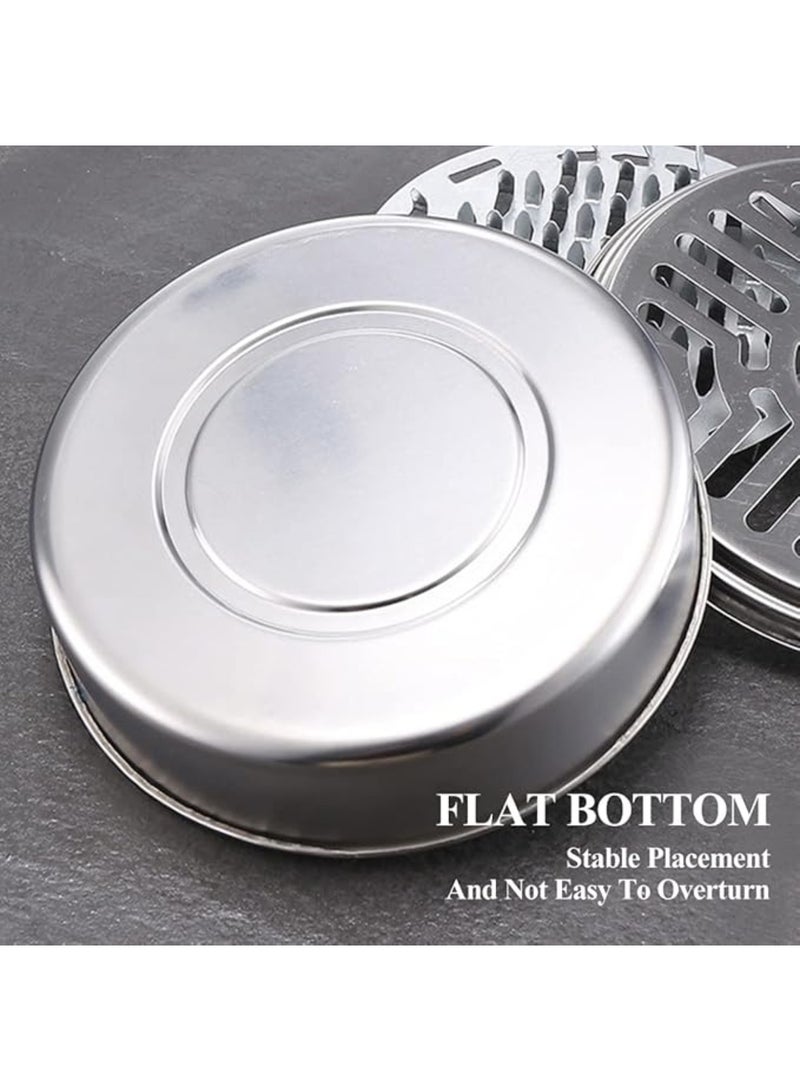 2 Portable Mosquito Coil Holder, Stainless Steel Fireproof Incense Burner Box, with Handle for Indoor  Outdoor Use, Camping, Home, Office - Image 3